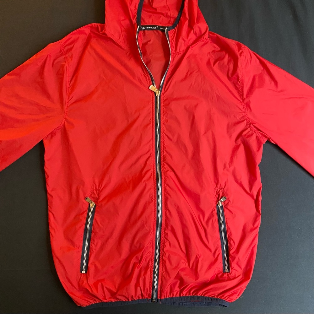 Rain coat.